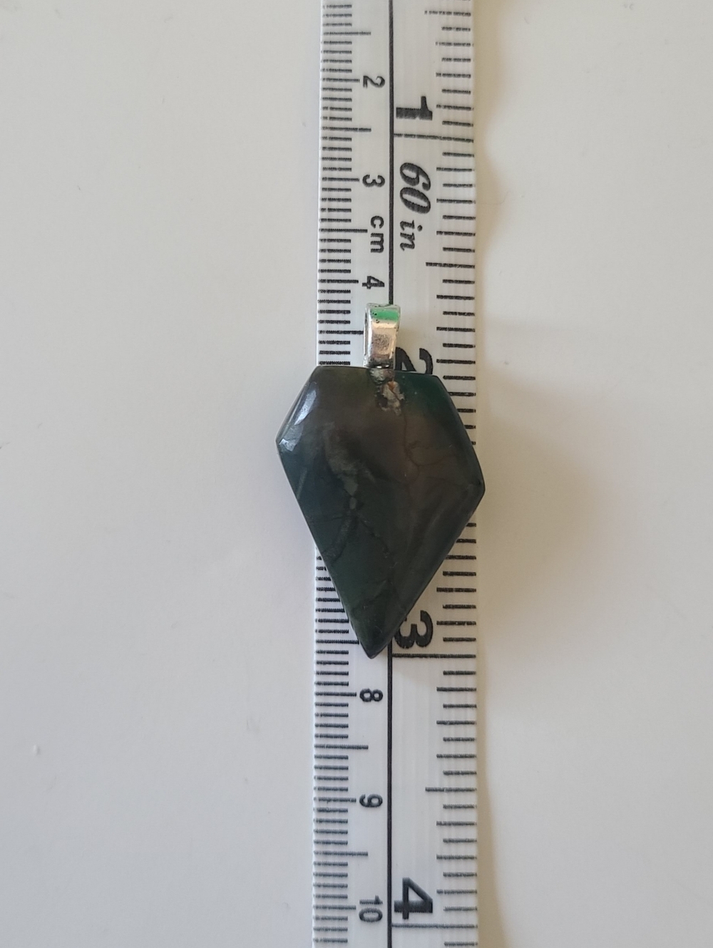 Polished Green Stone Pendant